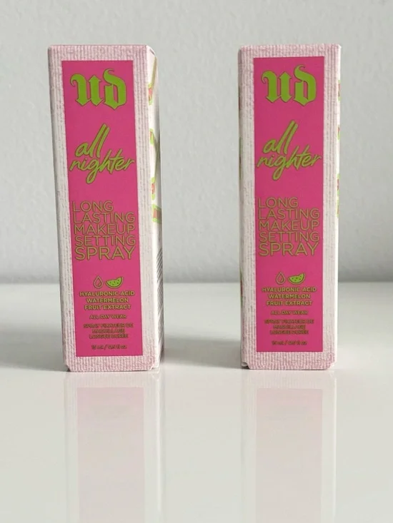 Urban Decay All Nighter Long Lasting Makeup Setting Spray Mini Duo - Watermelon - Picture 10 of 16